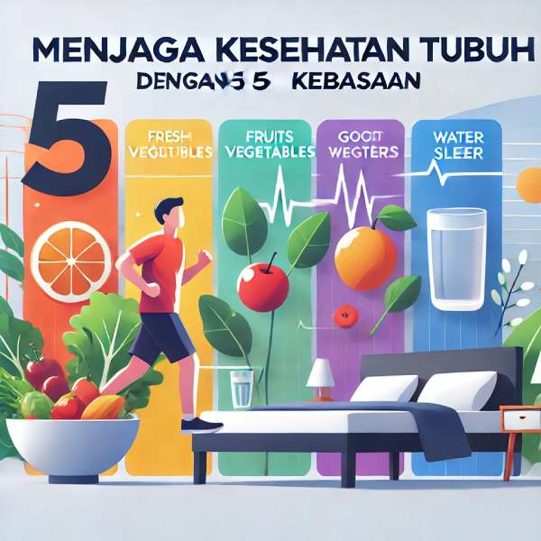 Menjaga Kesehatan Tubuh dengan 5 Kebiasaan