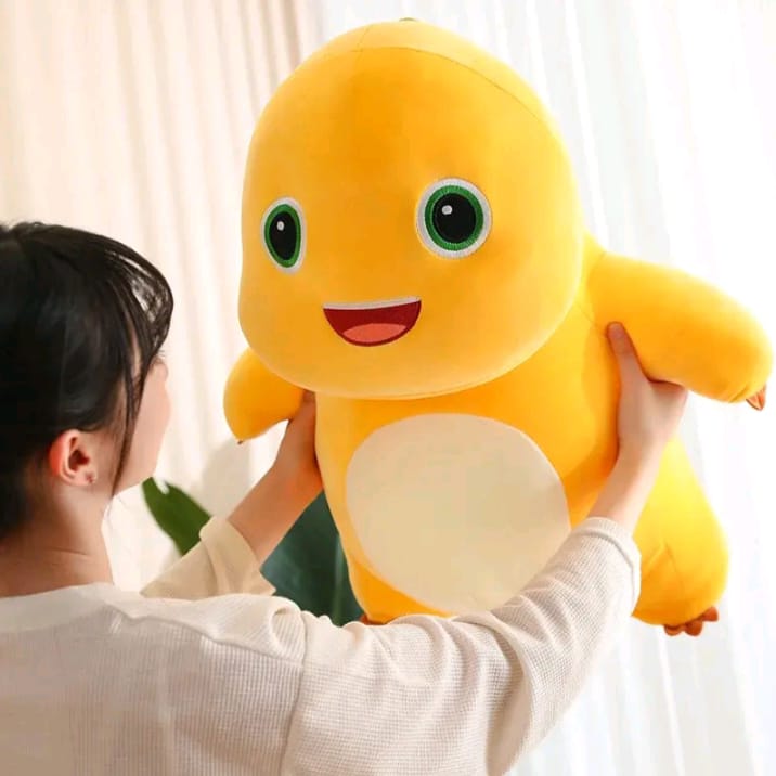 Boneka Dino Kuning, Cocok Banget Untuk Hadiah Ulang Tahun
