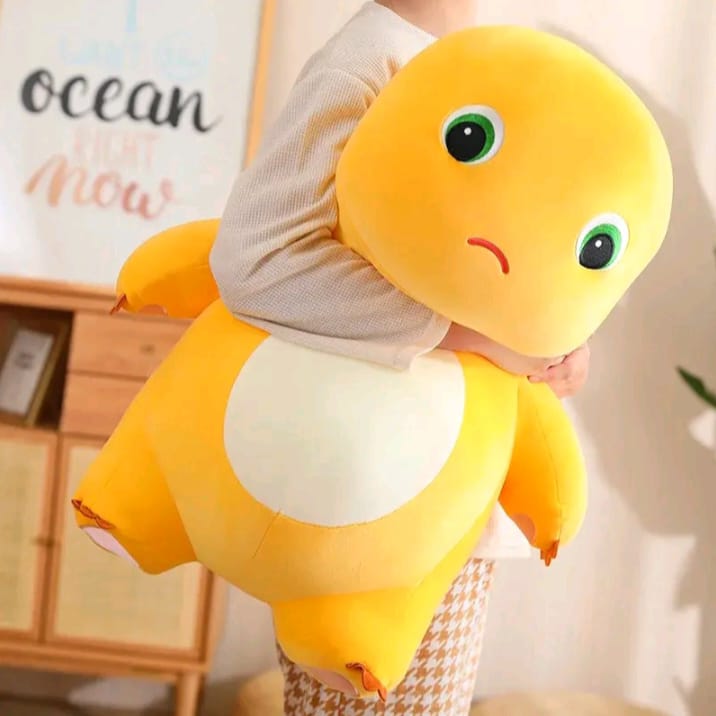 boneka dino kuning