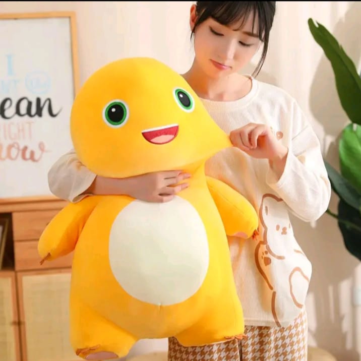 boneka dino kuning