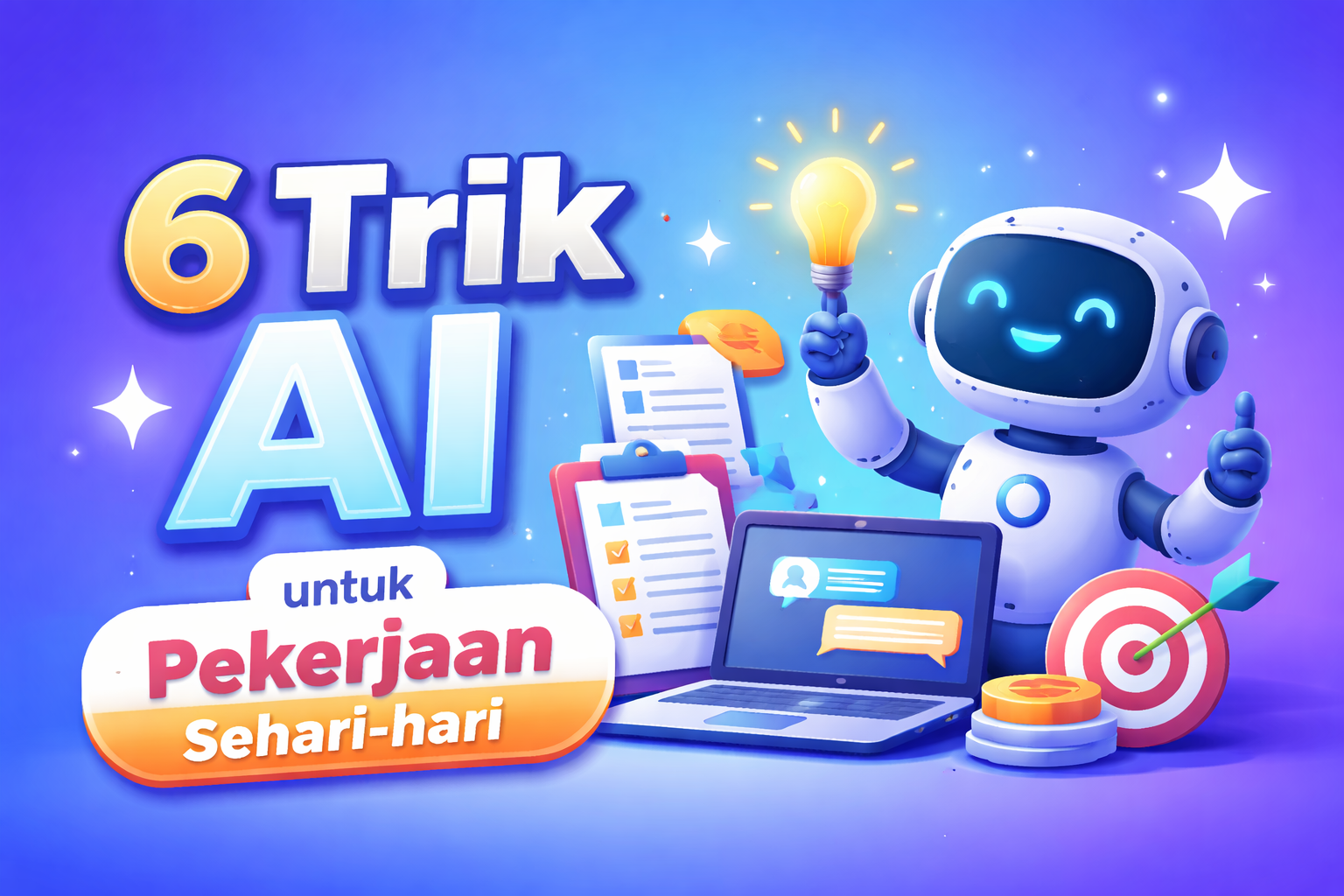 6 Trik Rahasia Memanfaatkan AI untuk Pekerjaan Sehari-hari (Anti Ribet)