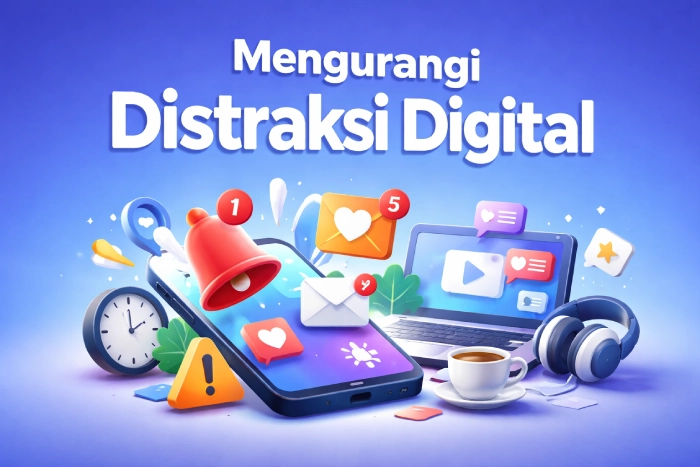 8 Cara Realistis Mengurangi Distraksi Digital di Kehidupan Sehari-hari