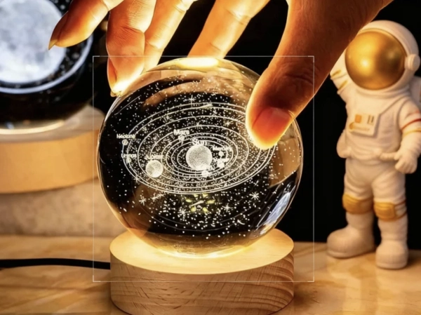 Review Lampu Crystal Ball 3D