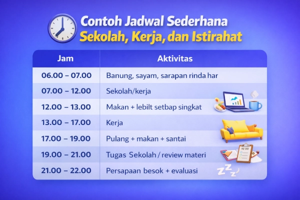 Cara Mengatur Waktu Sehari Hari
