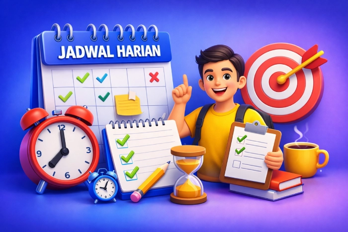 Cuma 15 Menit, Rahasia Membuat Jadwal Kegiatan Sehari Hari yang Realistis