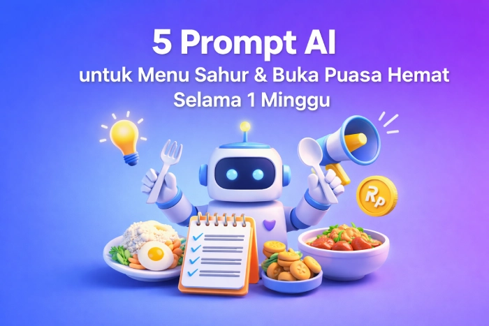 5 Prompt AI untuk Menu Sahur & Buka Puasa Hemat Selama 1 Minggu