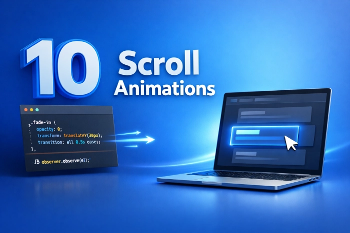 Cara Membuat 10 Animasi Scroll CSS & JS yang Smooth