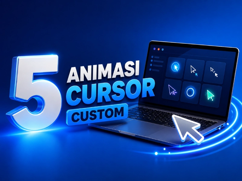 5 Contoh Animasi Cursor Custom untuk UI Website Interaktif