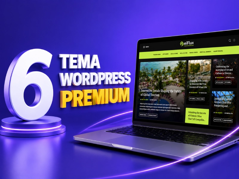 6 Tema WordPress Premium Terbaik untuk Website Modern 2026