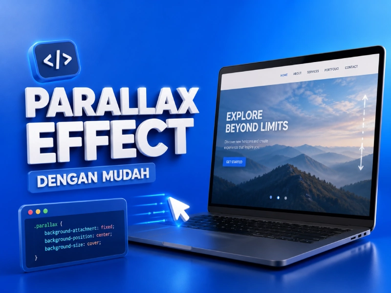 Cara Membuat Parallax Scrolling Effect dengan Mudah