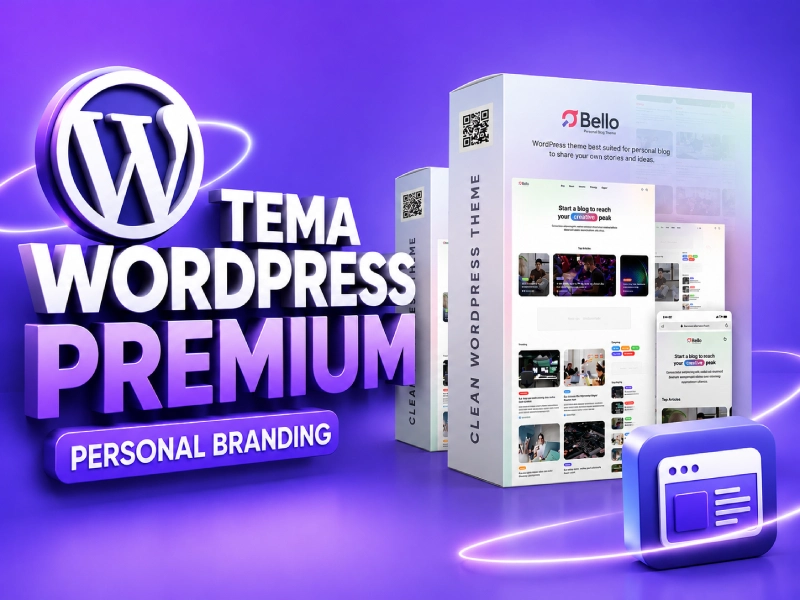 Rekomendasi Tema WordPress Personal Branding Premium