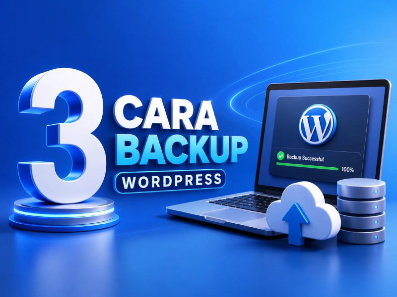 3 Cara Backup Website WordPress untuk Pemula dengan Plugin Gratis