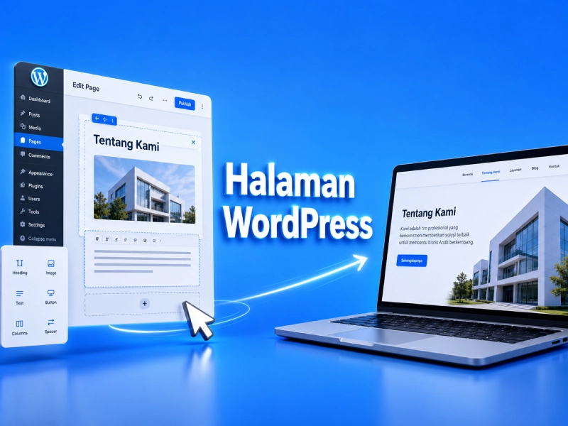 Cara Membuat Halaman di WordPress sampai Tampil di Website