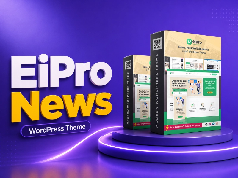 EiPro News – Tema WordPress Berita dan Blog untuk Website Profesional